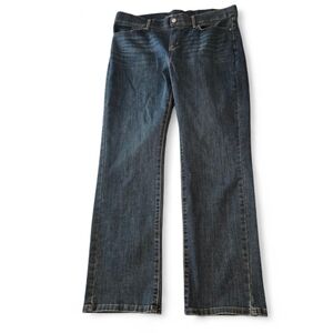 Levi Signature Shaping  Perfect Pullon Straight Leg Blue 4 Pkt Jeans Women's 16
